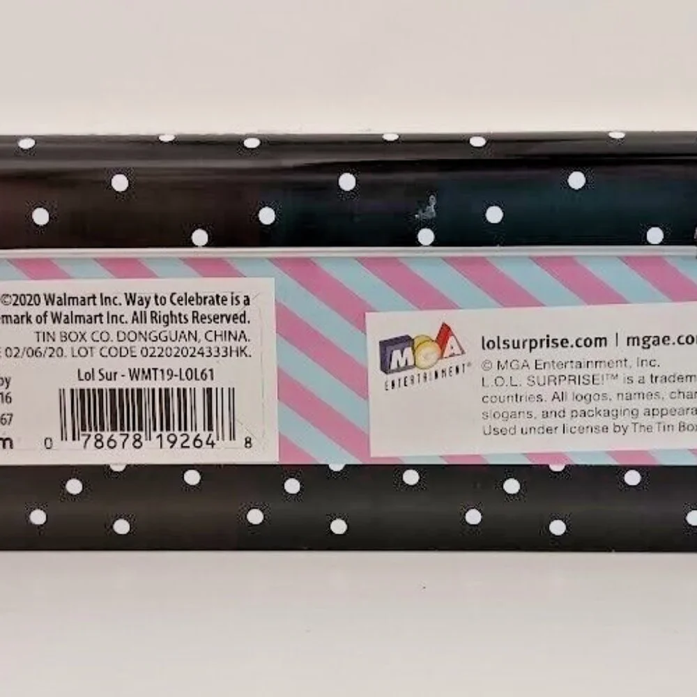 LOL Surprise‎ Tool Tin School Supplies Pencil Case Holder MGA Entertainment